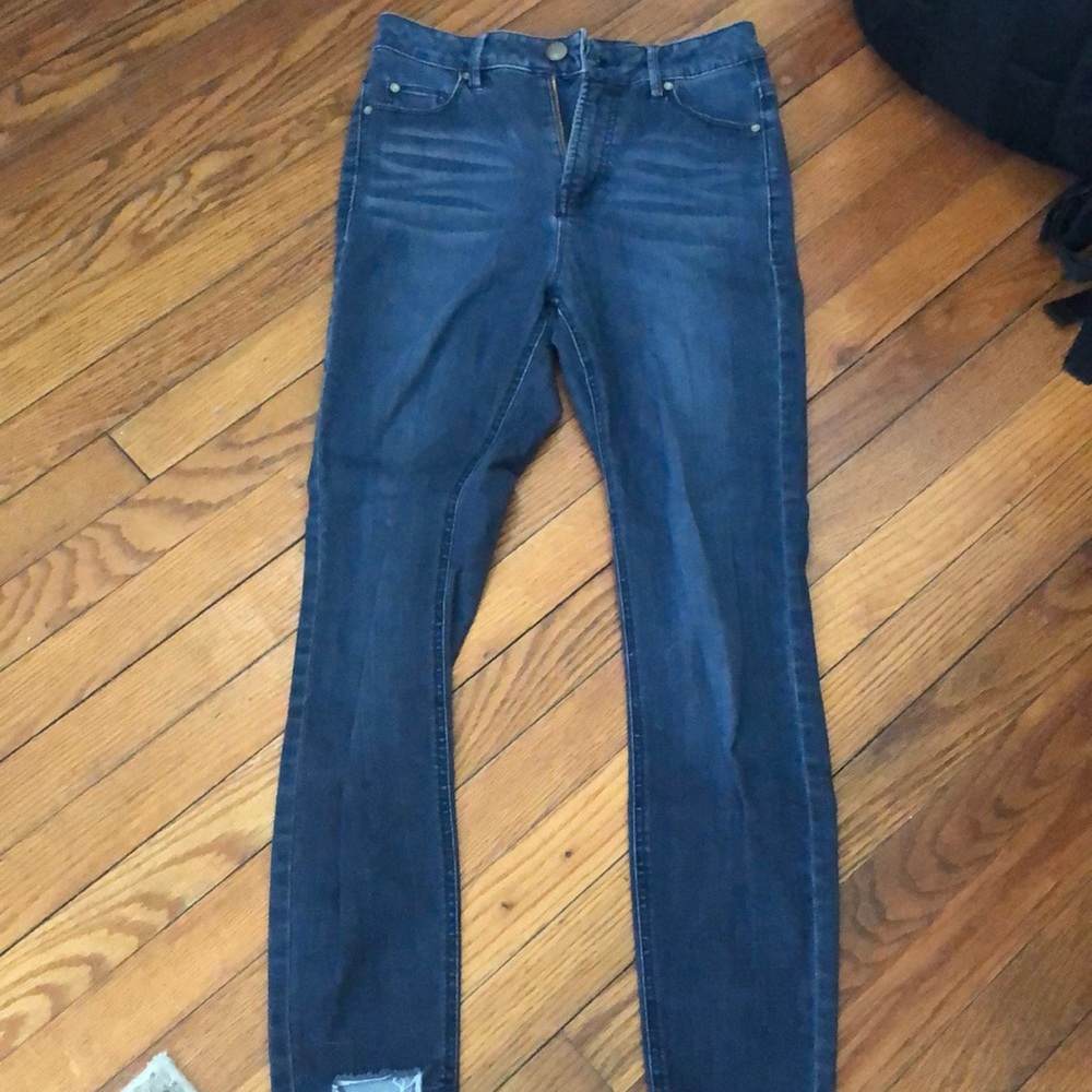 Harper skinny blue jeans
